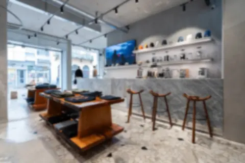 Boutique Carhartt équipée d'écrans LED